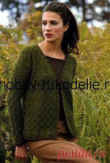 Хобби (рукоделие своими руками): вышивка, вязание » Архив блога » Вязание крючком жакета “Строго и изысканно”