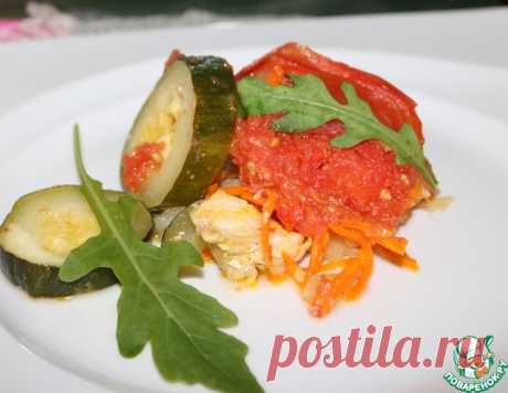 Рыба, запечённая с овощами в СВЧ – кулинарный рецепт