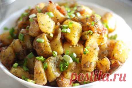 Картофельный салат. Вкусное блюдо из доступных продуктов
