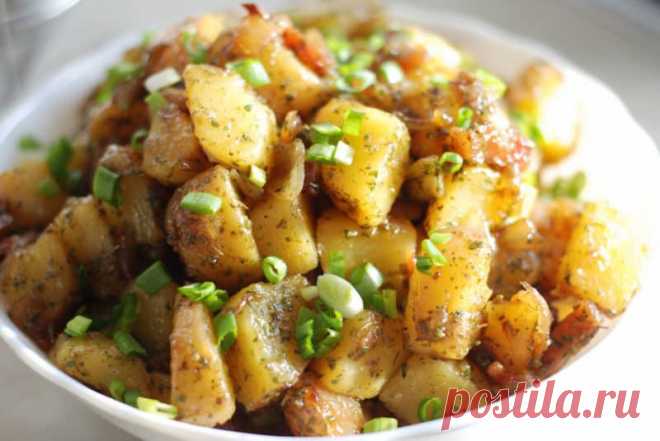 Картофельный салат. Вкусное блюдо из доступных продуктов