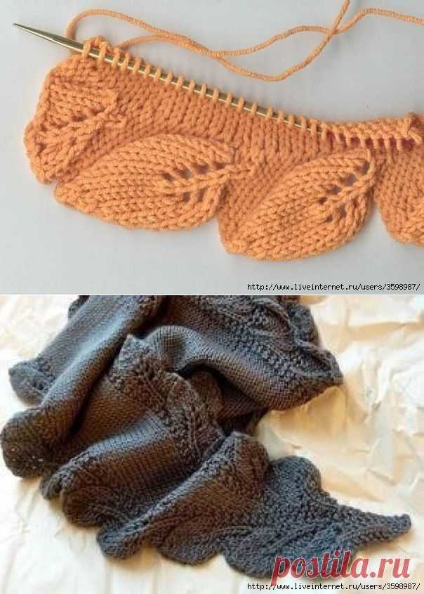​Красивая кайма из листьев — Сделай сам, идеи для творчества - DIY Ideas