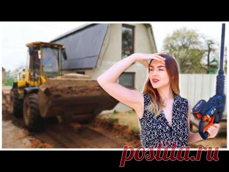 НЕ МОГУ ПОВЕРИТЬ, ЧТО МЫ НАКОНЕЦ ЭТО СДЕЛАЛИ!🔥 РАЗНЕСЛИ ПОЛДВОРА, ЧТОБЫ СДЕЛАТЬ ПОДЪЕЗДНУЮ ДОРОЖКУ😲