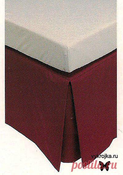 Выкройка простыни на резнике на матрас.