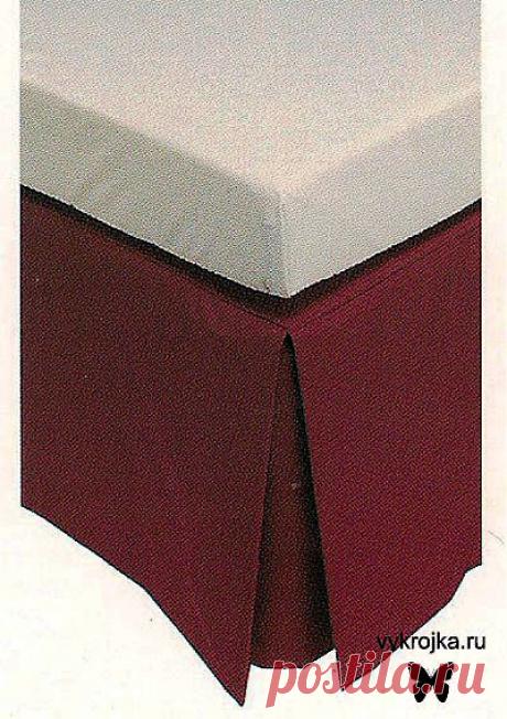 Выкройка простыни на резнике на матрас.