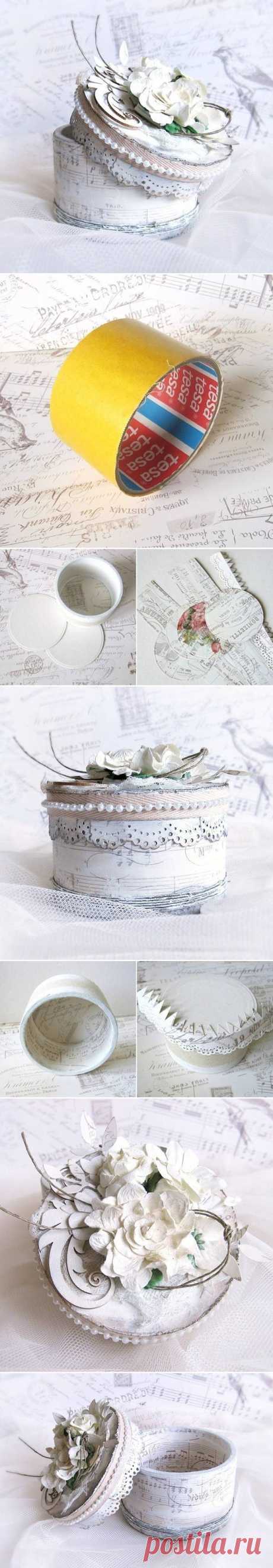 DIY Tape Roll Jewelry Box – UsefulDIY.com