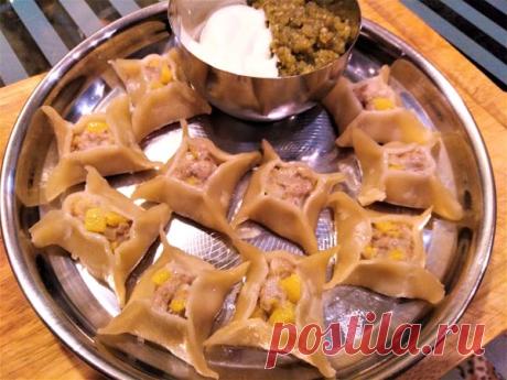 Манты с мясом и тыквой – Удачный рецептик
