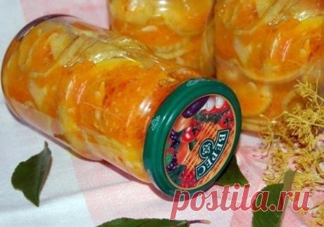 Как приготовить кабачки в остром соусе на зиму - рецепт, ингредиенты и фотографии