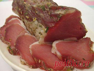 Рецепт: билтонг (biltong)..