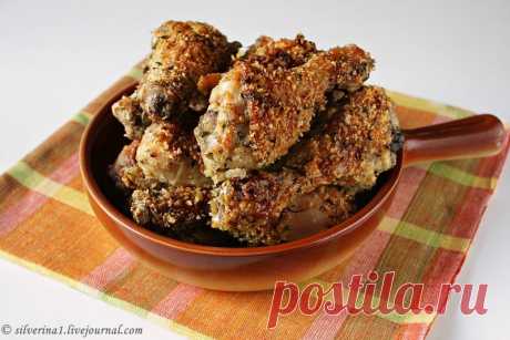 Цыпленок, запеченный с травами и пармезаном | Четыре вкуса