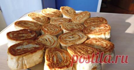 Горячие рулетики из лаваша с картофелем и грибами: очень вкусная закуска! — I Love Hobby — Лучшие мастер-классы со всего мира!