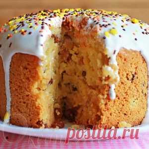 Потрясающий кулич. Нежный мягкий и ароматный кулич на сметане - МирТесен