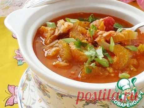 Тушеная рыба по-средиземноморски - кулинарный рецепт