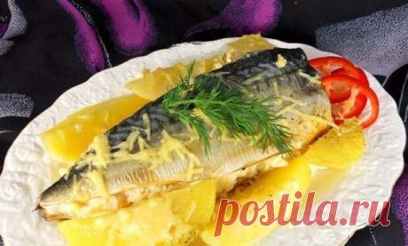 Мексиканская идея: Запеченная скумбрия с сыром