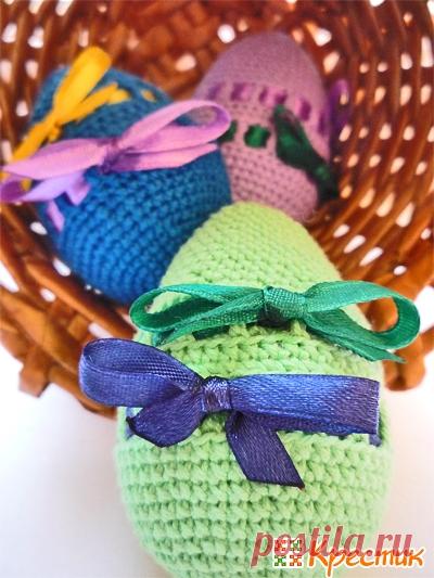 Пасхальные яйца своими руками крючком