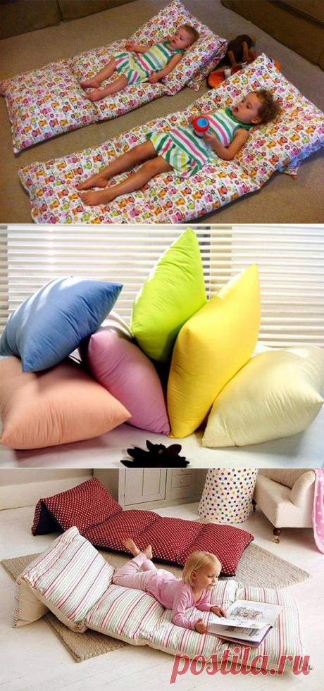 Матрас из наволочек и подушек — Сделай сам, идеи для творчества - DIY Ideas