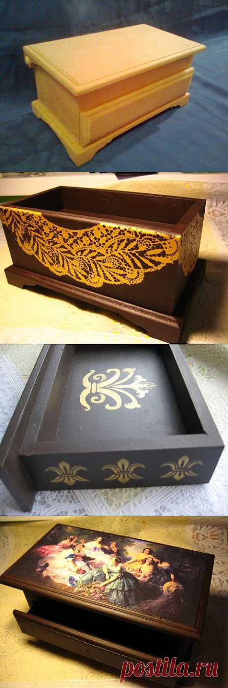 Шкатулка-ларец &quot;Из дворца&quot; | Золотые Руки