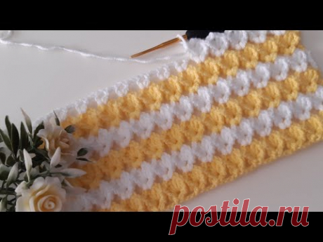 3D İki renkli bebek battaniye modeli &amp; Tığ İşi battaniye modelleri - YouTube