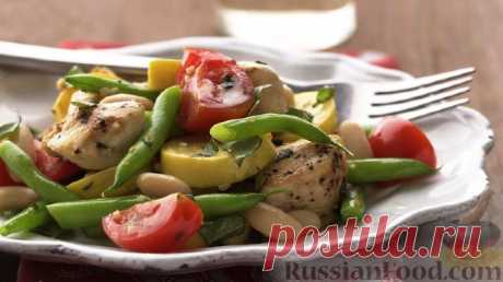 Рецепт: Соте из курицы с овощами на RussianFood.com