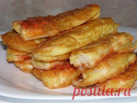 Крабовые палочки в кляре | Готовим вместе