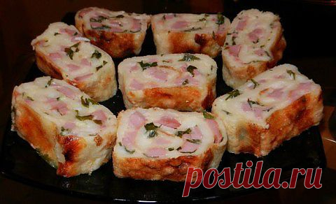 Блинчики ленивые с сыром и ветчиной | Банк кулинарных рецептов