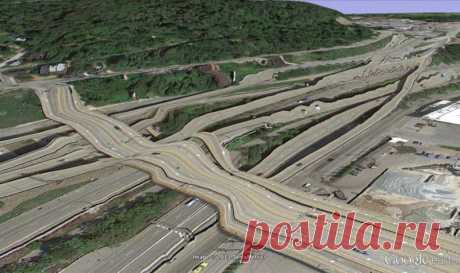 32 фотографии из Google Earth, противоречащие здравому смыслу • НОВОСТИ В ФОТОГРАФИЯХ
