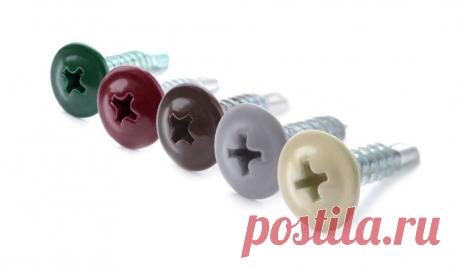 Саморез п/ш сверло окрашенный | Купить саморезы с прессшайбой/цилиндрической головкой оптом, цена