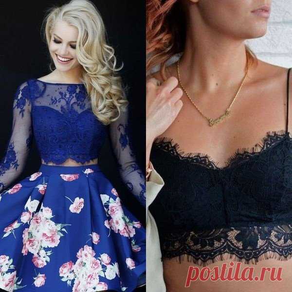 Топ из кружева своими руками