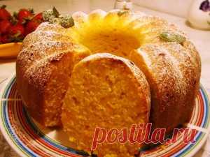 Морковно - апельсиновый манник