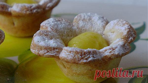 Песочные корзиночки с кремом &mdash; клуб «Вкусное чаепитие»