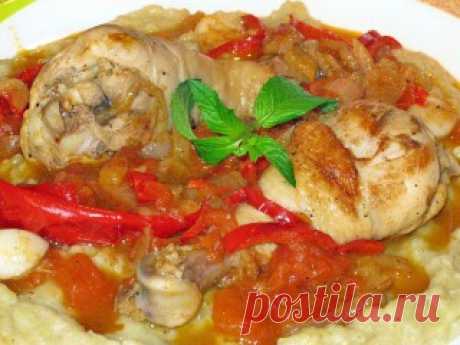 Преаппетитнейшая КУРИЦА в соусе из БАКЛАЖАН (Beğendi tavuk)