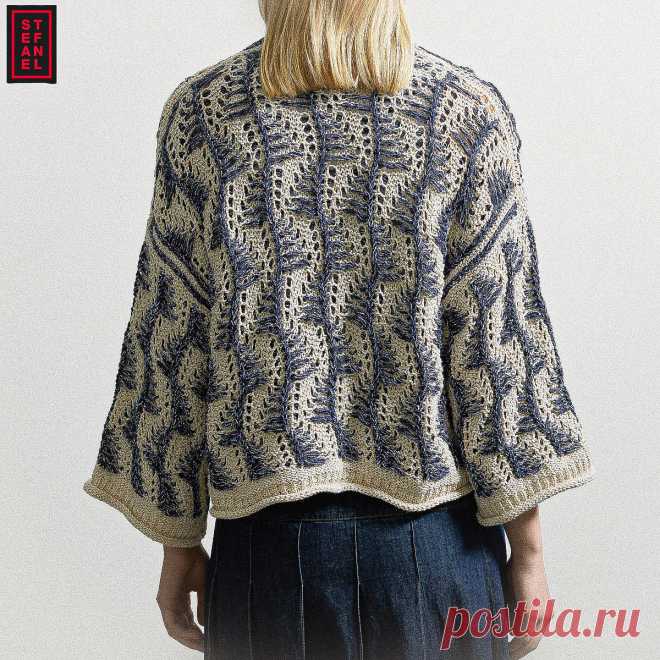Моё недавнее открытие и новый любимчик. Stefanel — вяжем по мотивам бренда | Вяжем вместе! | Дзен