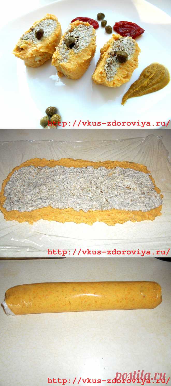 Рулет из фасоли с грибным маслом–рецепт | vkus-zdoroviya.ru