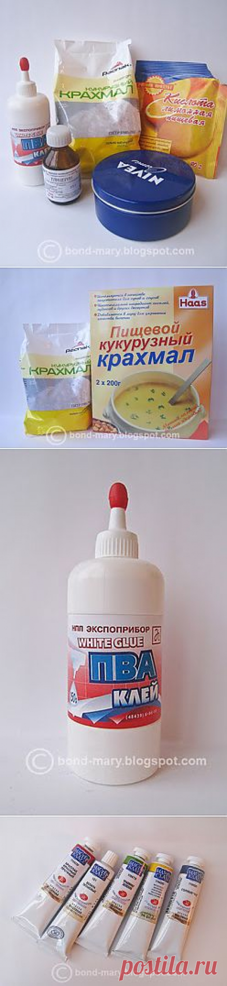 Холодный фарфор: рецепт, инструменты и материалы.