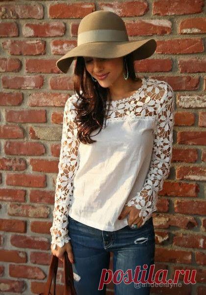 Cut Out Crochet Top | Textile and more