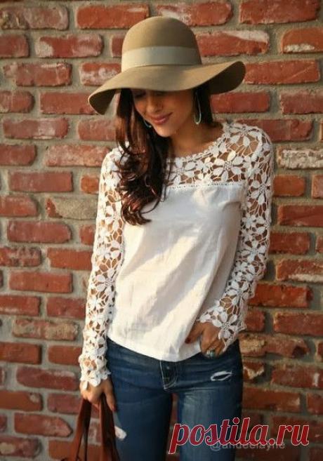 Cut Out Crochet Top | Textile and more