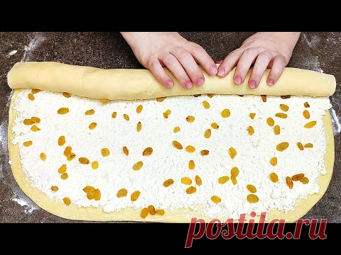 Мало кто знает ЭТОТ рецепт! Всего ОДИН ингредиент и обычные булочки с творогом   БЕСПОДОБНЫЕ!