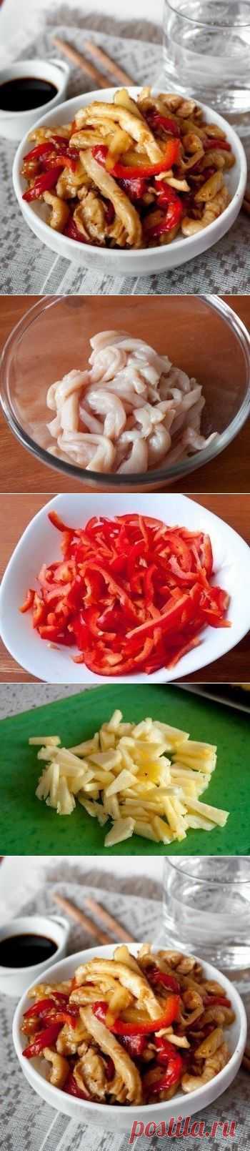 Как приготовить вкуснятина: курица стир-фрай с кисло-сладком соусе - рецепт, ингридиенты и фотографии