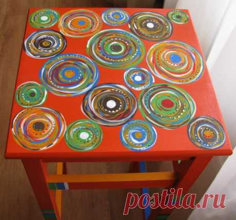 Креативные идеи по декору мебели для дачи. (Мастер-класс по клику на картинку).