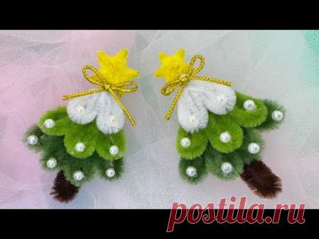 ABC TV | How To Make Pine Tree Hair Clip With Pipe Cleaner - Craft Tutorial