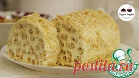 Торт "Полено" с кофейным вкусом - кулинарный рецепт