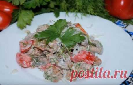 Салат «Быстро и вкусно», вкусно так, что невозможно остановится!