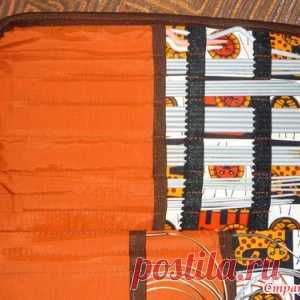 Органайзер для круговых, чулочных спиц и крючков. Описание работы и схемы - МирТесен