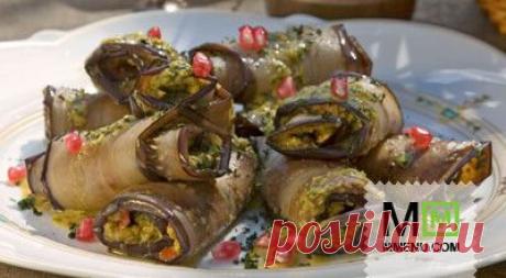 Баклажаны с орехами - кулинарный рецепт. Миллион Меню
