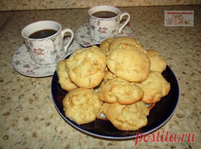 Яблочное печенье на сметане