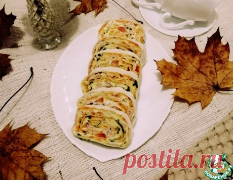 Рулет &quot;Акварель&quot; – кулинарный рецепт