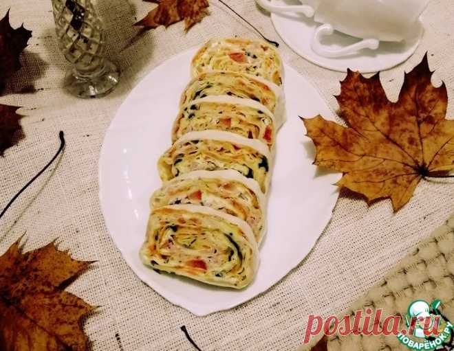 Рулет "Акварель" – кулинарный рецепт