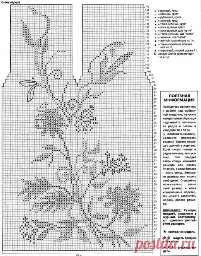Схемы вязаных картин крючком - 82 фото