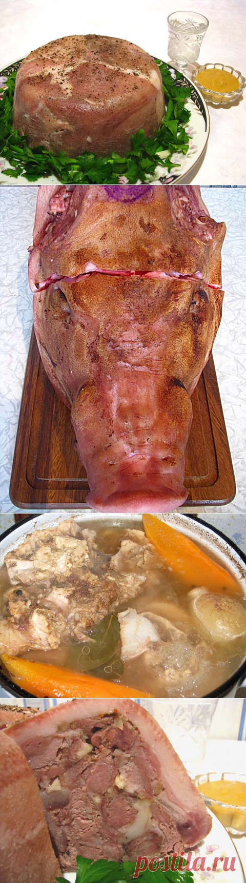 БЮЖДЕТНОЕ БЛЮДО Прессованое мясо из свиной головы. Дешево, но...очень вкусно