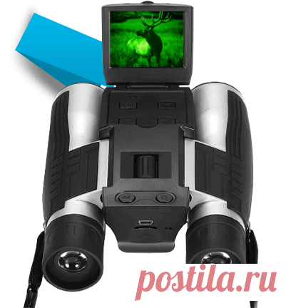 Цифровой бинoкль для наблюдения на природе