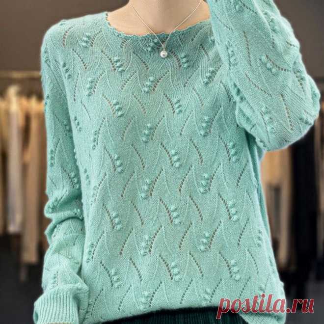 Начнём подготовку к весне? 5 ажурных джемперов спицами | Вязание с Paradosik_Handmade | Дзен